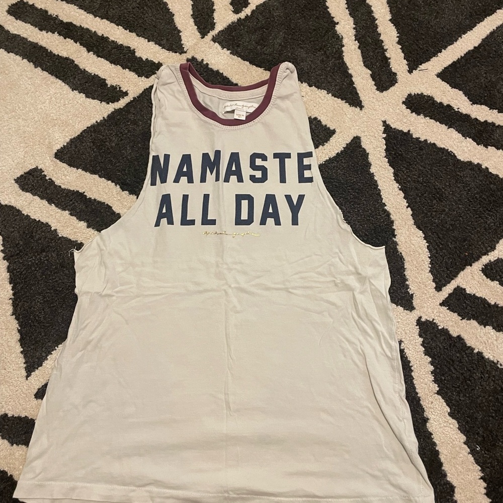 Yoga cutoff top